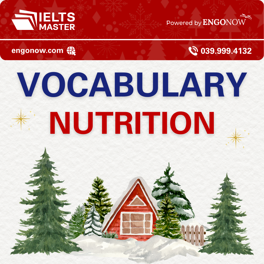từ vựng tiếng Anh chủ đề dinh dưỡng