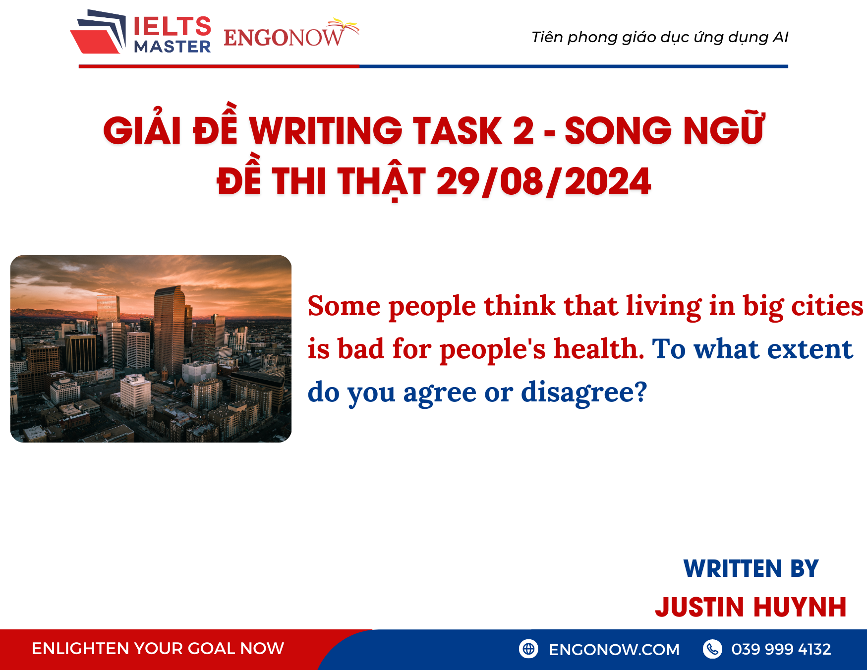 bài mẫu ielts writing task 2